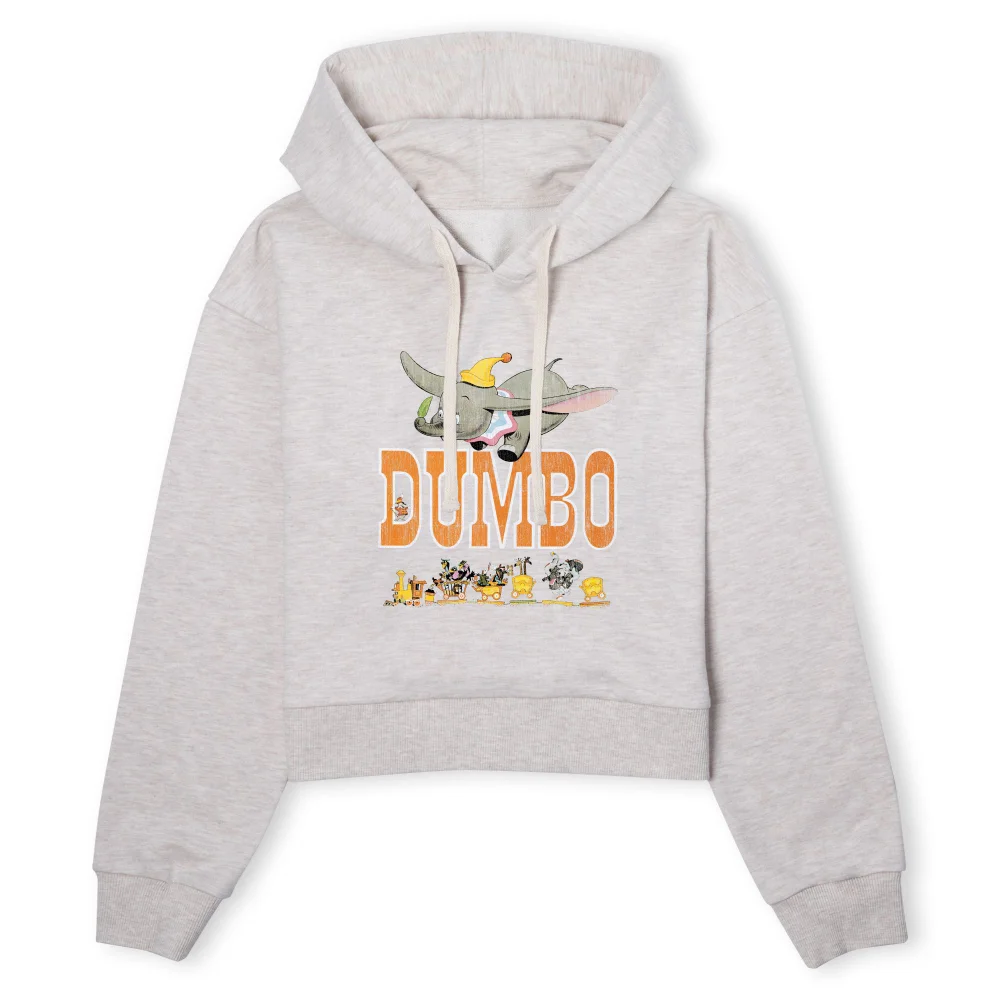 Dumbo The One The Only Women's Cropped Hoodie - Ecru Marl - L Bild 1