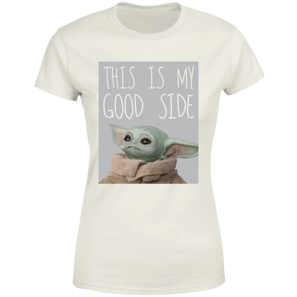 Star Wars The Mandalorian The Child Good Side Women's T-Shirt - Cream - M Bild 1