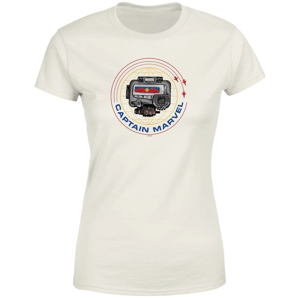 Captain Marvel Pager Women's T-Shirt - Cream - M Bild 1