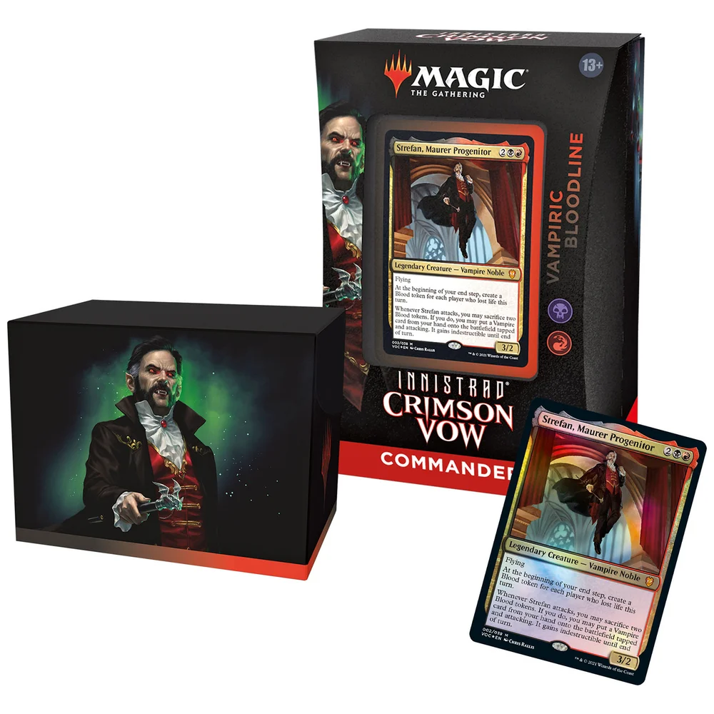 Magic: The Gathering - Innistrad: Crimson Vow Commander Deck - Vampiric Bloodline Bild 1