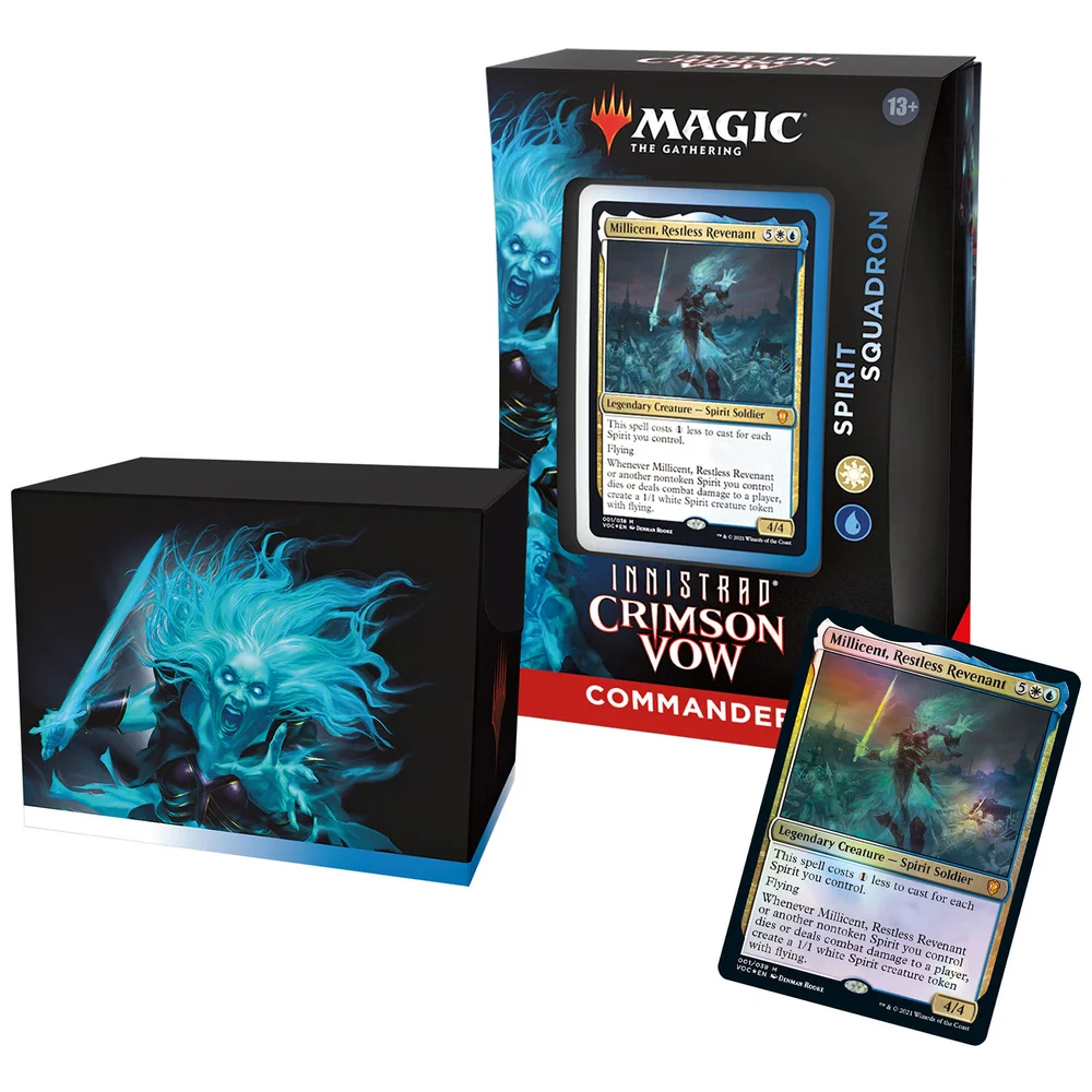 Magic: The Gathering - Innistrad: Crimson Vow Commander Deck - Spirit Squadron Bild 1