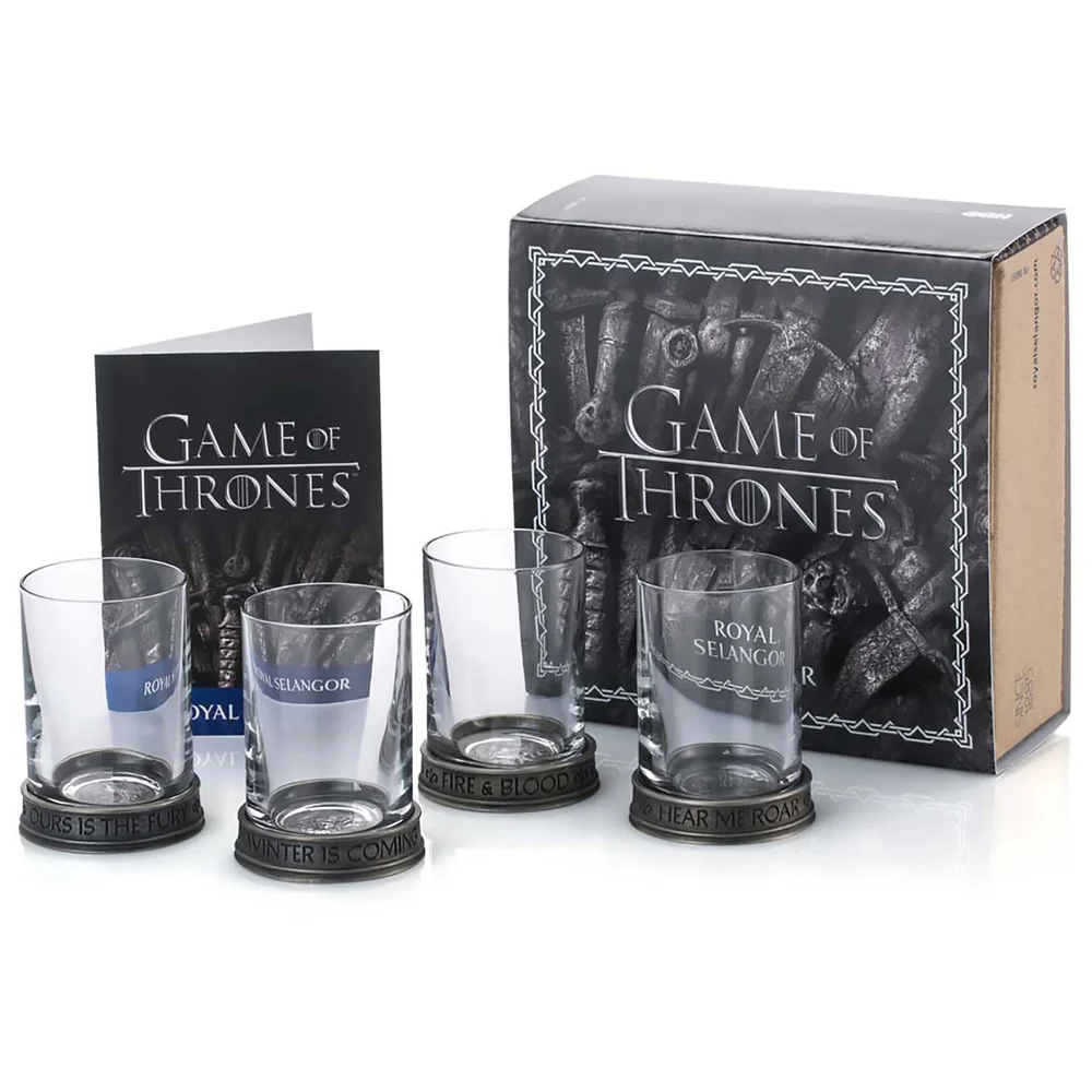 Royal Selangor Game of Thrones House Sigils Shot Glass Quartet Bild 1