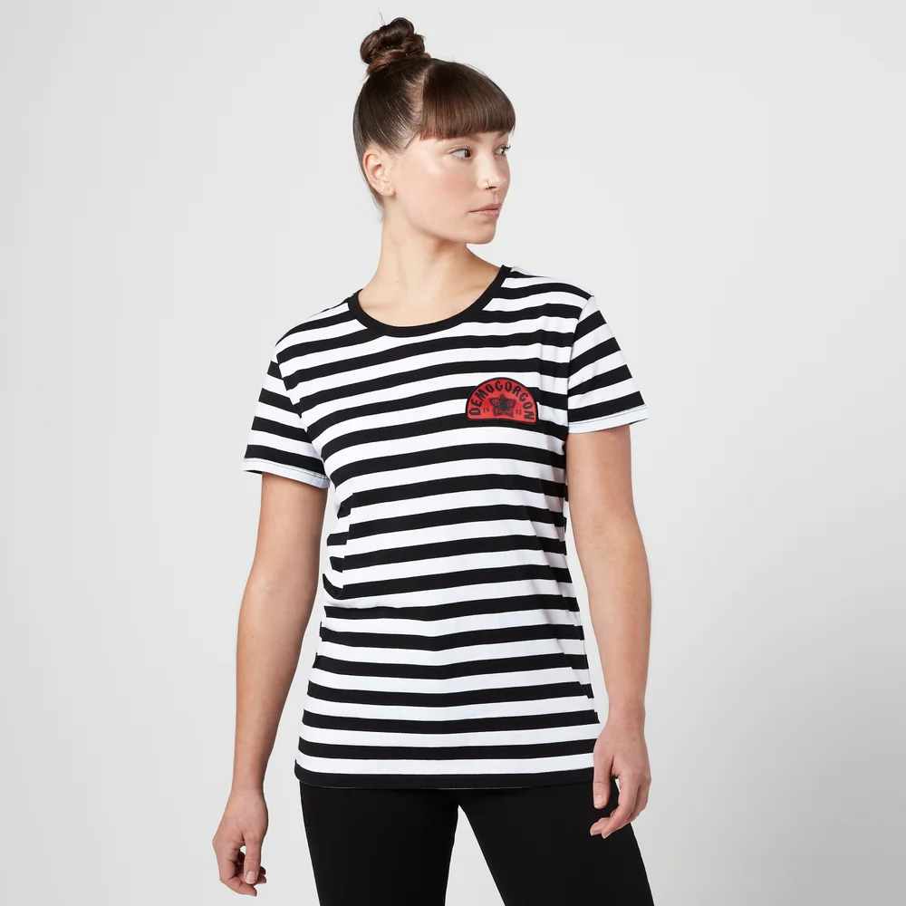 Stranger Things Demogorgon 1983 Frauen T-Shirt - Schwarzgestreift - XS Bild 1