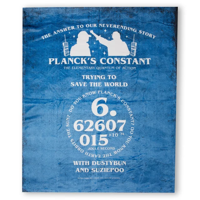Stranger Things Planck's Constant Fleecedecke