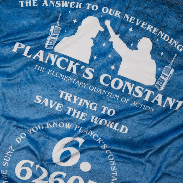 Stranger Things Planck's Constant Fleecedecke
