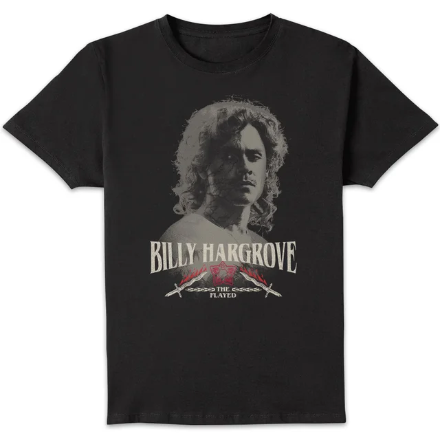 Stranger Things Billy Hargrove Männer T-Shirt - Schwarz