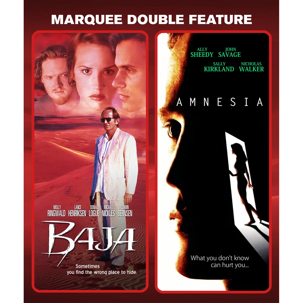 Marquee Double Feature: Baja / Amnesia (US Import) Bild 1