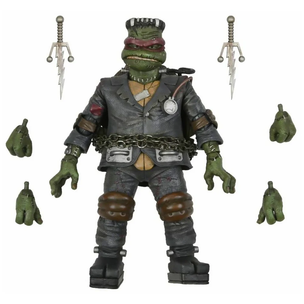 NECA Teenage Mutant Ninja Turtles x Universal Monsters Raphael as Frankenstein's Monsters Ultimate 7 Inch Action Figure Bild 1