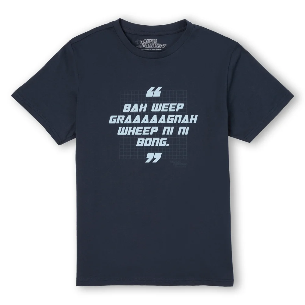 Transformers Greeting Unisex T-Shirt - Navy - S Bild 1