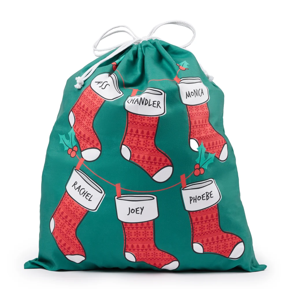 Friends Hanging Up Stockings Christmas Santa Sack Bild 1