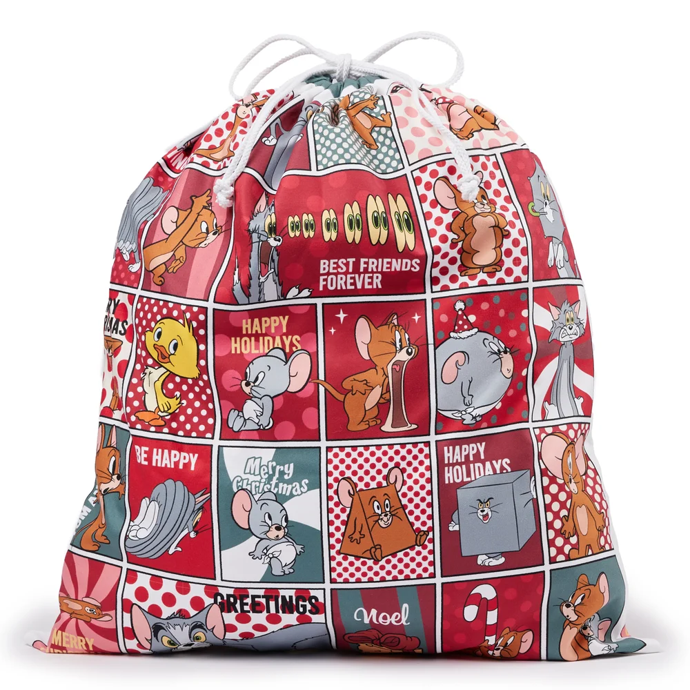 Tom & Jerry Christmas Tile Christmas Santa Sack Bild 1
