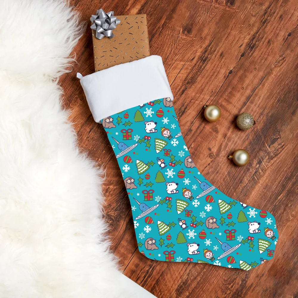 Elf North Pole Christmas Stocking Bild 1