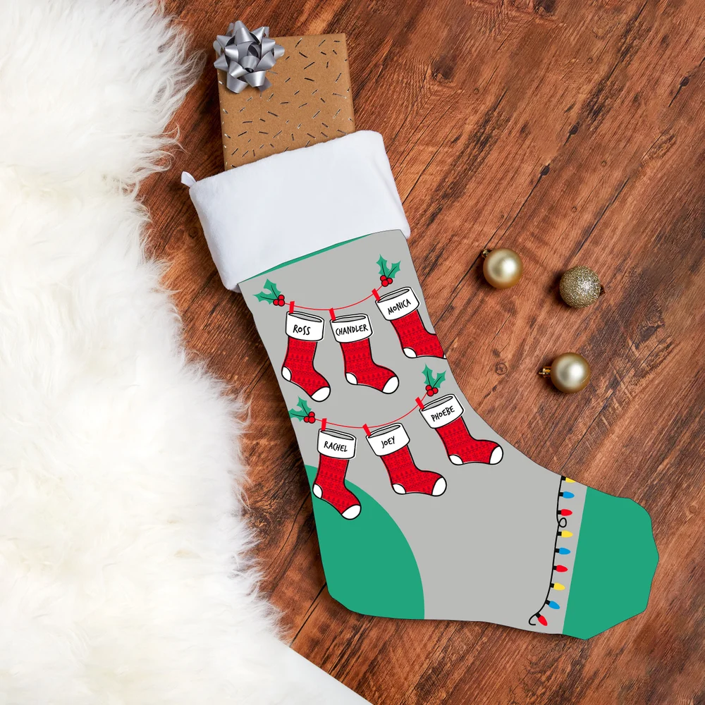 Friends Stockings On A Stocking Christmas Stocking Bild 1