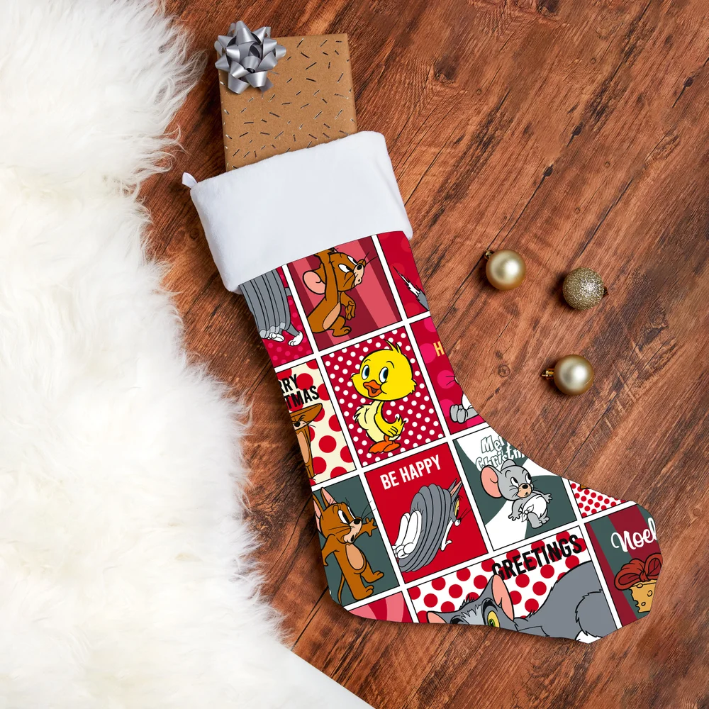 Tom & Jerry Christmas Tile Christmas Stocking Bild 1