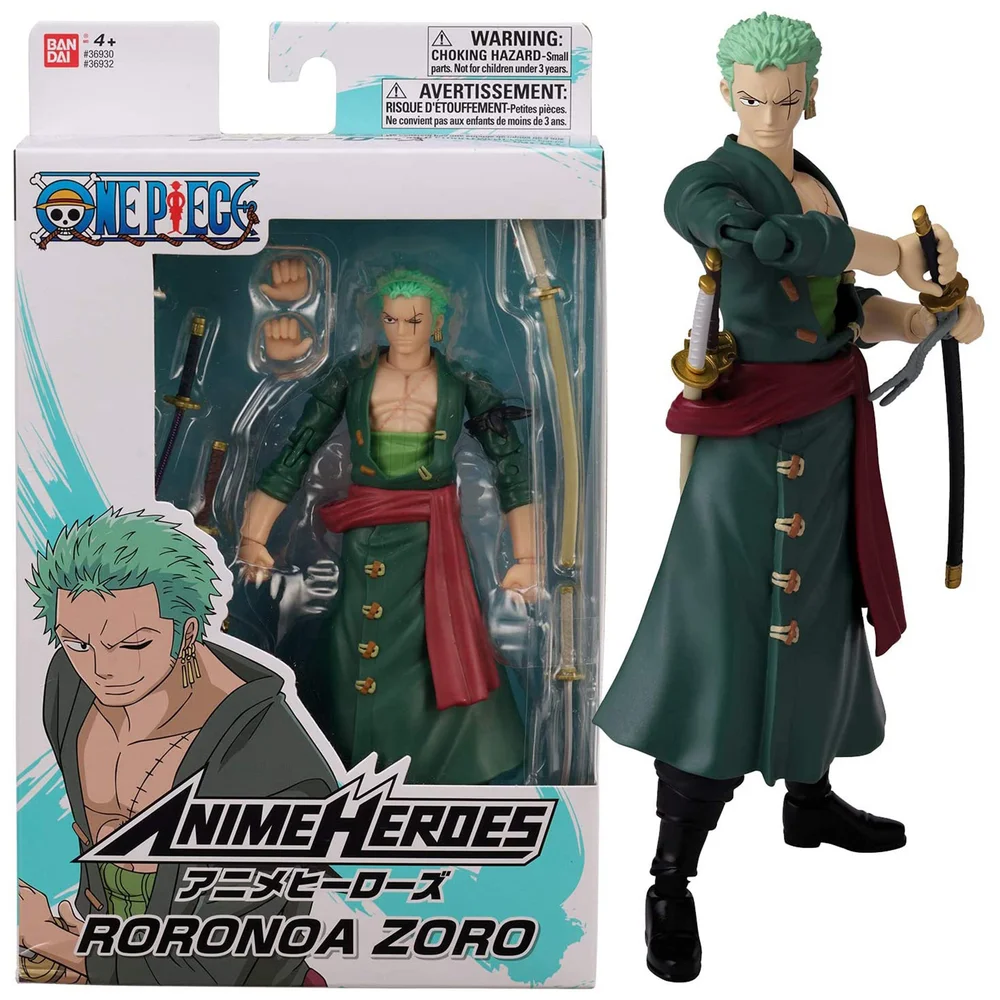 Bandai Anime Heroes One Piece Roronoa Zoro Action Figure Bild 1