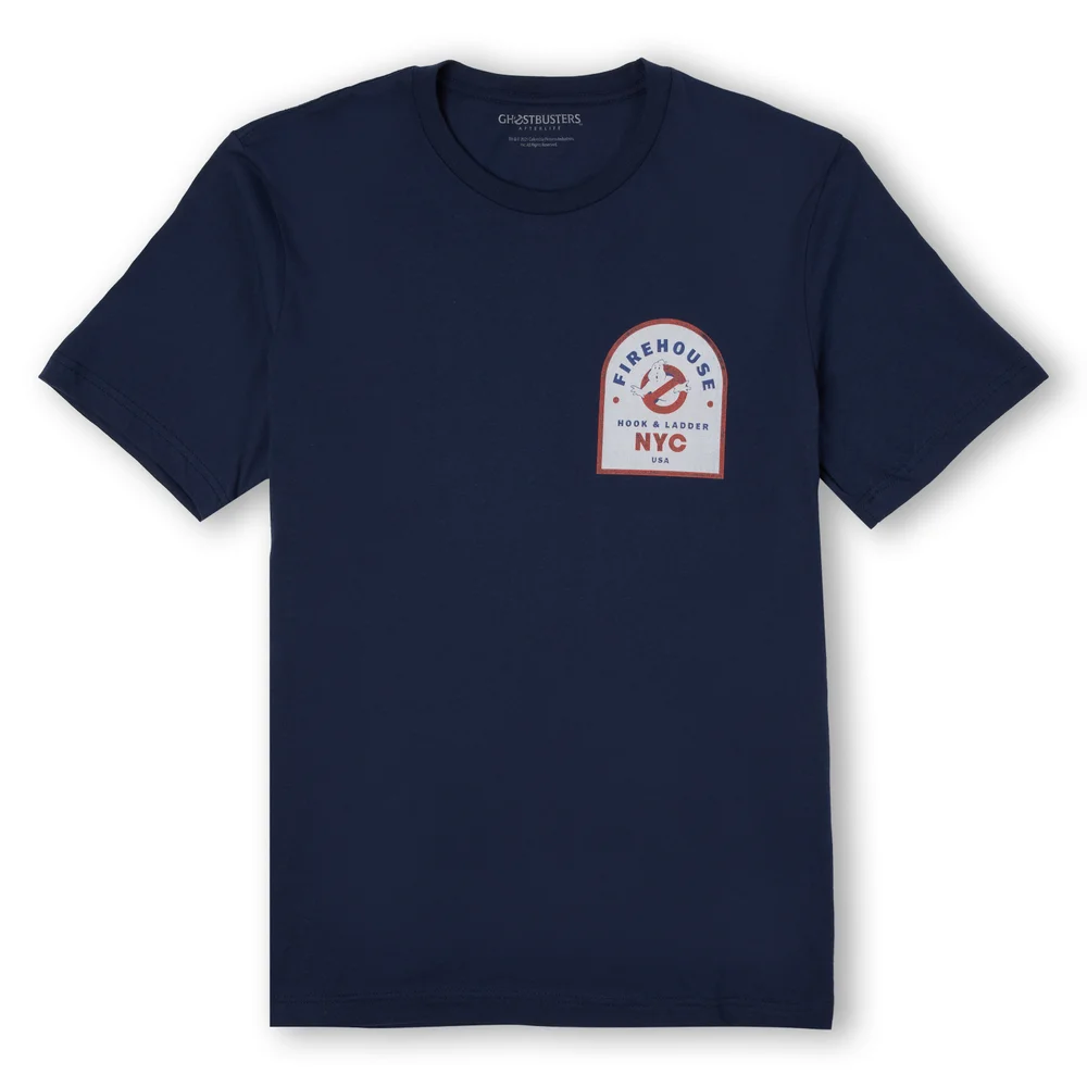 Ghostbusters Hook And Ladder Firehouse Unisex T-Shirt - Navy - S Bild 1