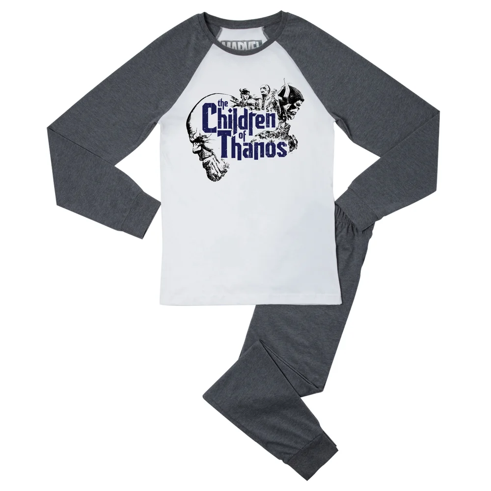 Marvel Children Of Thanos Women's Pyjama Set - Grey White - XS Bild 1