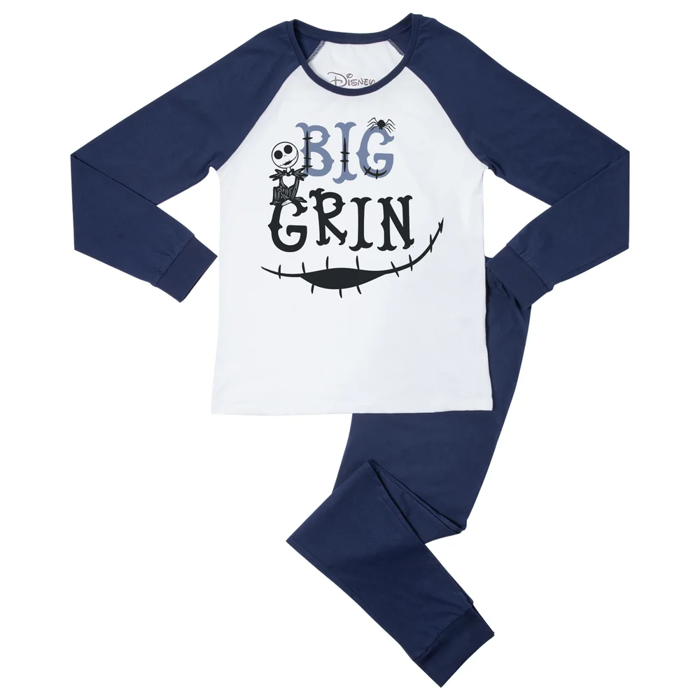 Disney Big Grin Men's Pyjama Set - Navy White - S Bild 1