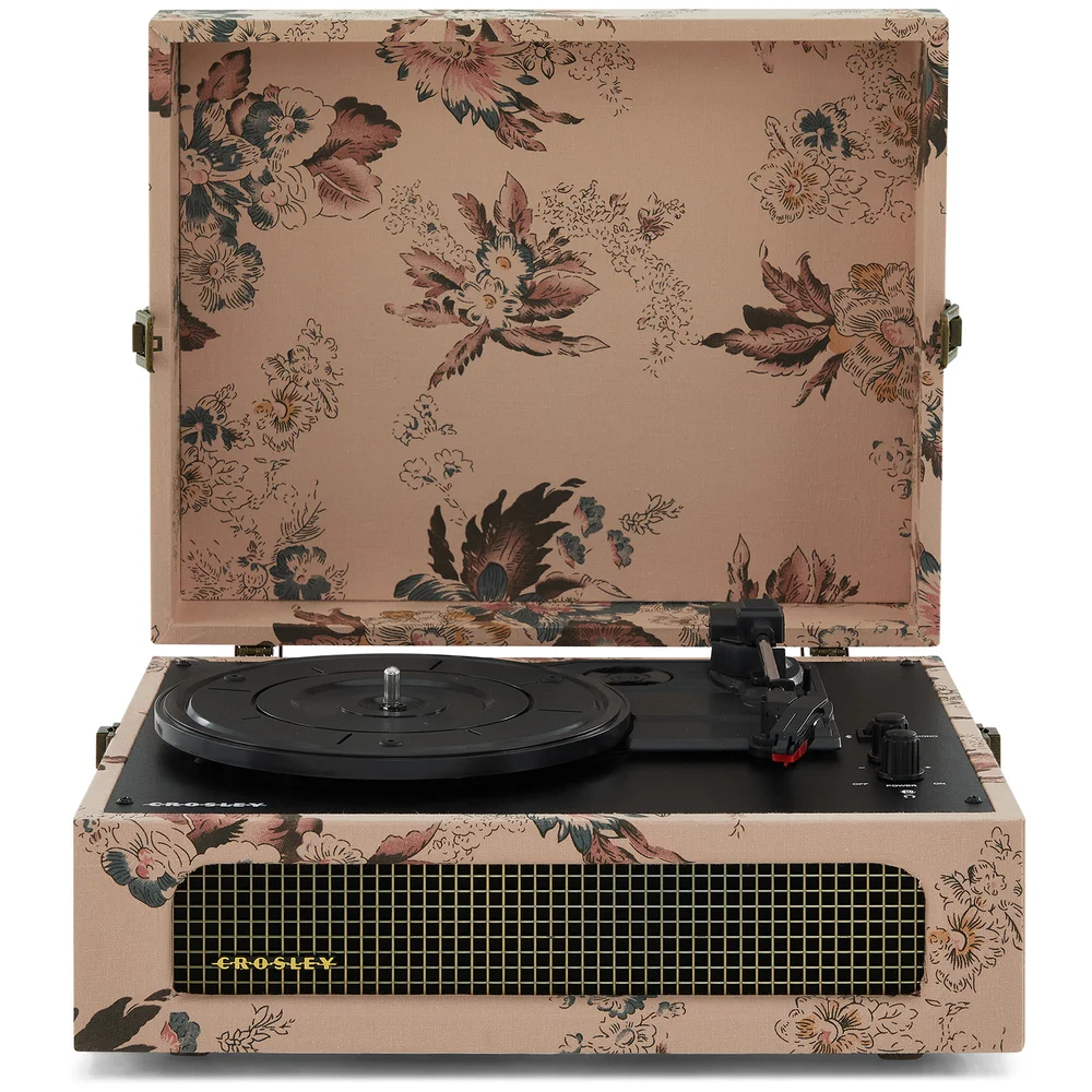 Voyager Portable Turntable - With Bluetooth Output - Floral Bild 1