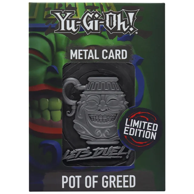 Yu-Gi-Oh! Limited Edition - Pot of Greed By Fanattik
