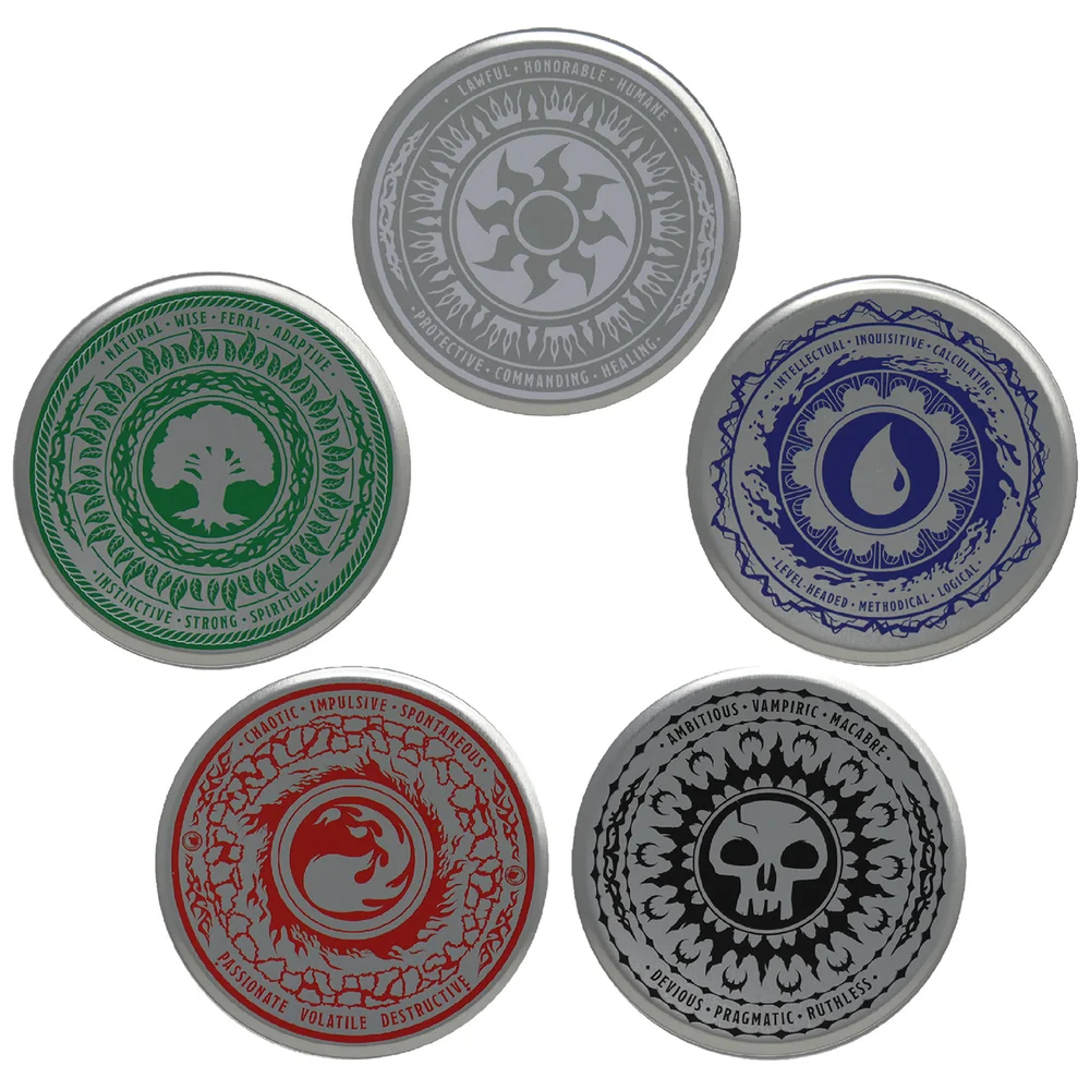 Magic the Gathering set of 5 Coasters by Fanattik Bild 1