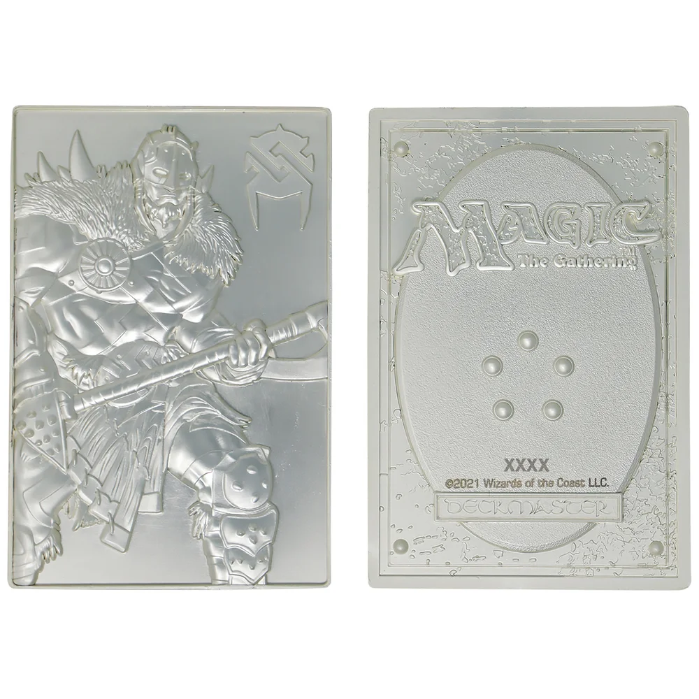 Magic the Gathering Limited edition Silver Plated Ingot featuring Garruk by Fanattik Bild 1
