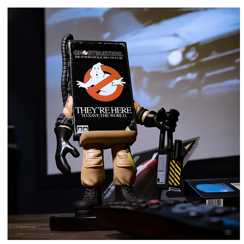 Numskull Designs Ghostbusters Power Idolz Retro VHS Style Wireless Mobile Phone Charging Dock Bild 1