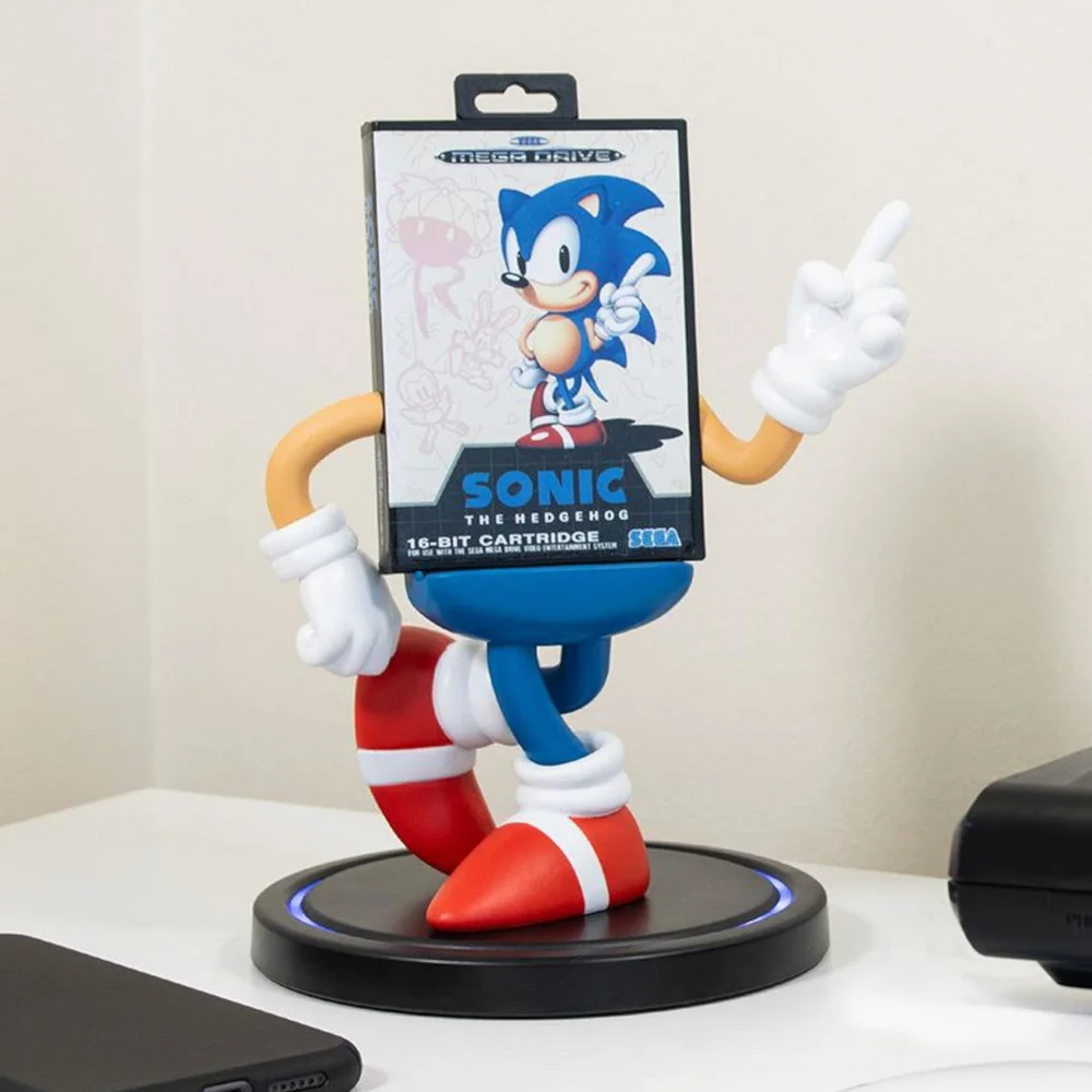 Numskull Designs Sonic Power Idolz Retro VHS Style Wireless Mobile Phone Charging Dock Bild 1