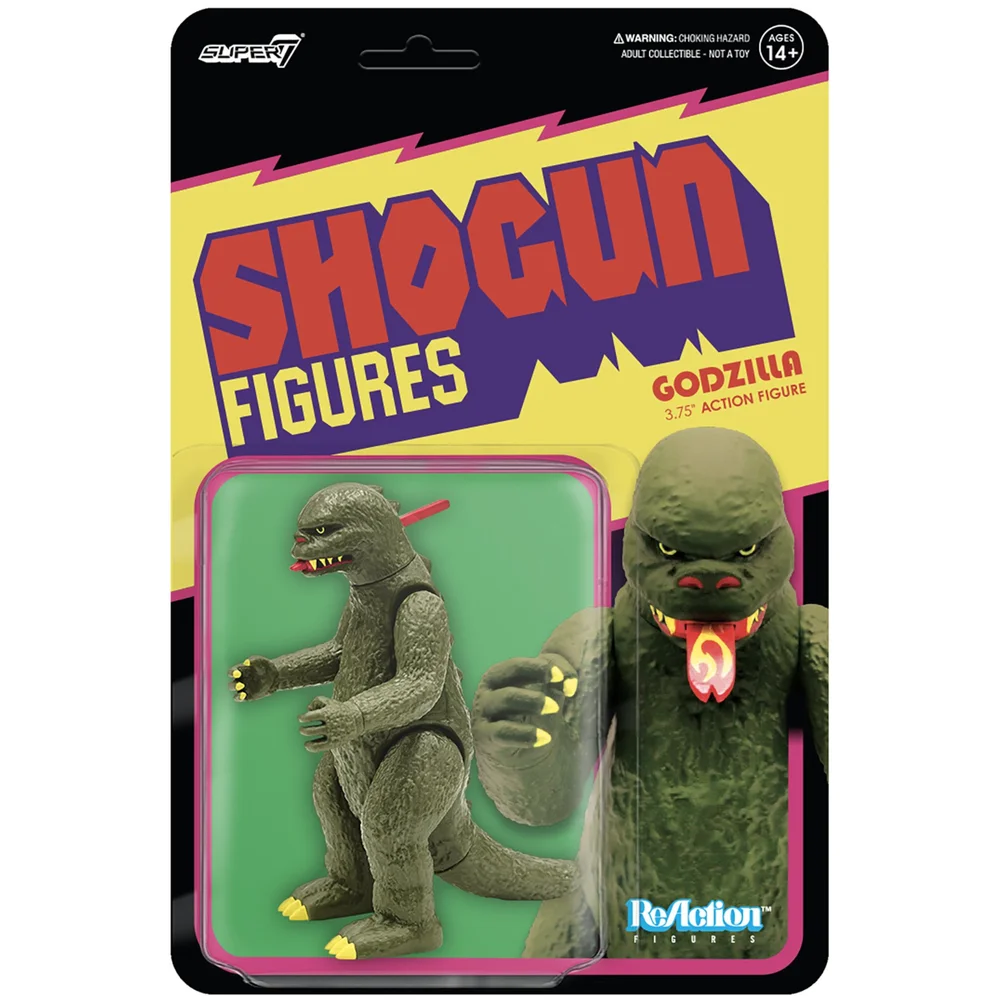 Super7 Shogun ReAction Figure - Godzilla (Dark Green) Bild 1