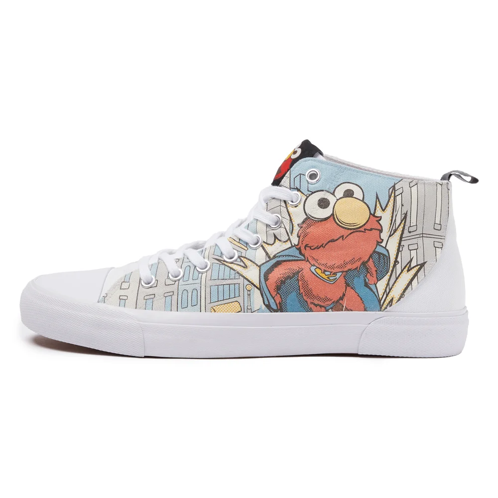 Akedo x Sesame Street Elmo High Top - White - UK 7 / EU 40.5 / US Men's 8 / US Women's 9 Bild 1