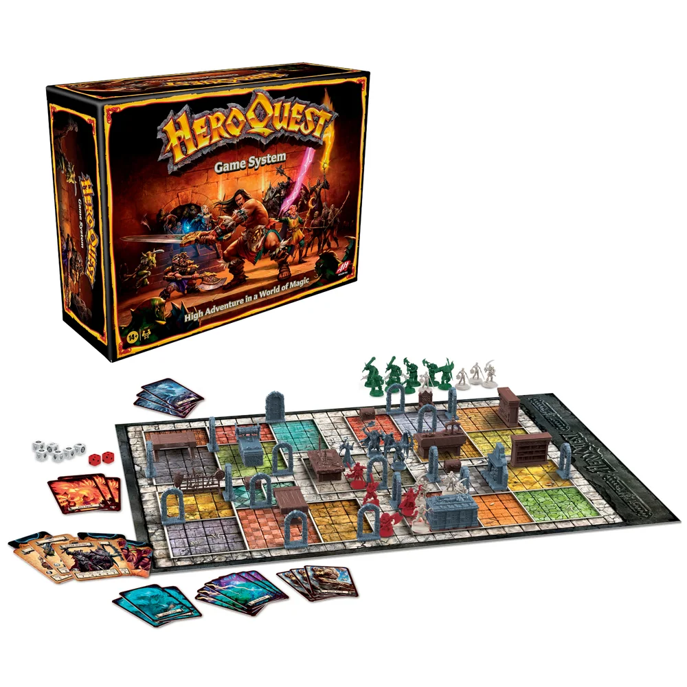 Avalon Hill HeroQuest Game System Fantasy Miniature Dungeon Crawler Tabletop Adventure Game Bild 1