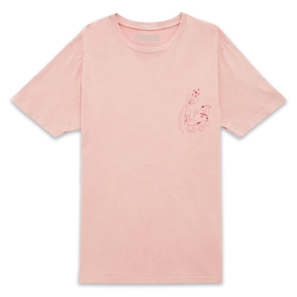 Scooby Doo Soccer Scooby Unisex T-Shirt - Pink Acid Wash - S Bild 1