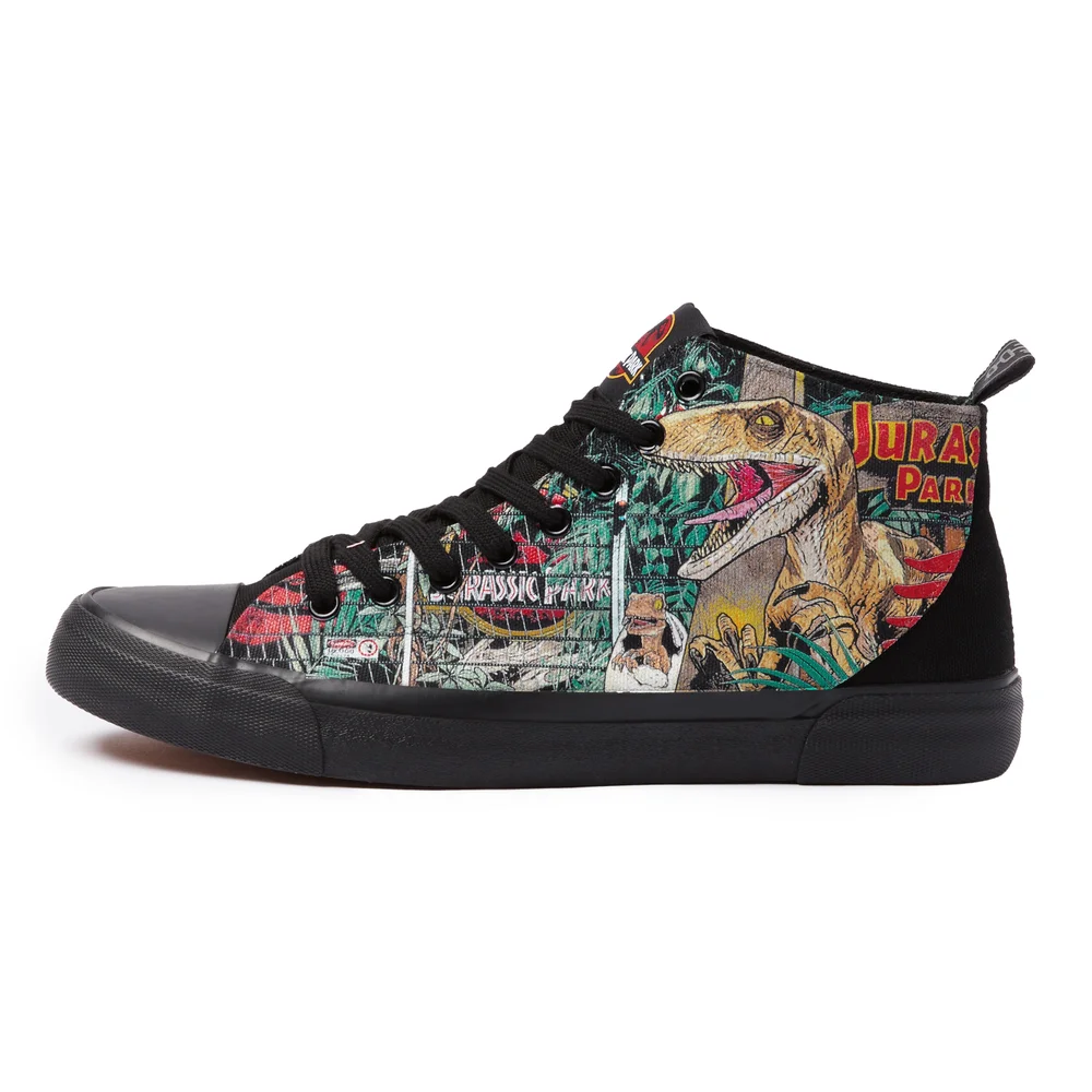 Akedo x Jurassic Park Raptor High Top - All Black - UK 3 / EU 35.5 / US Men's 3.5 / Women's 5 Bild 1