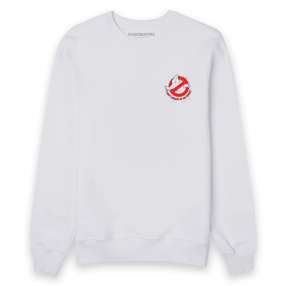 Ghostbusters I Ain't Afraid Of No Ghost Sweatshirt - White - S Bild 1