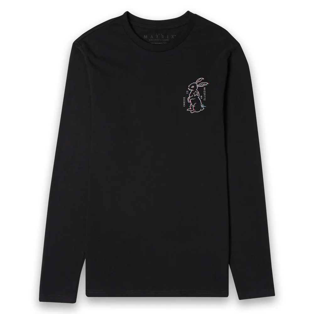 Matrix Choice Is An Illusion Unisex Long Sleeve T-Shirt - Black - S Bild 1