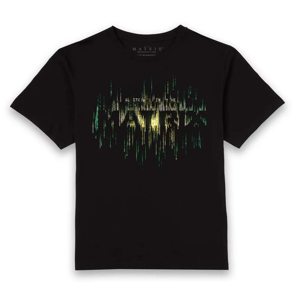 Matrix Glitch In The Matrix Unisex T-Shirt - Black - S Bild 1