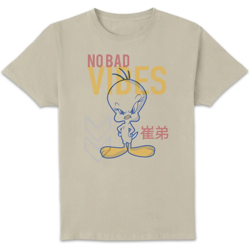 Looney Tunes No Bad Vibes Unisex T-Shirt - Cream - L Bild 1