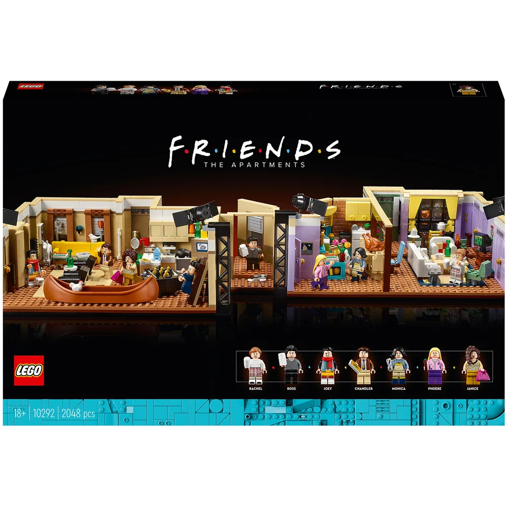 LEGO Icons Friends: Apartments, Set für Erwachsene mit Minifiguren (10292) Bild 1