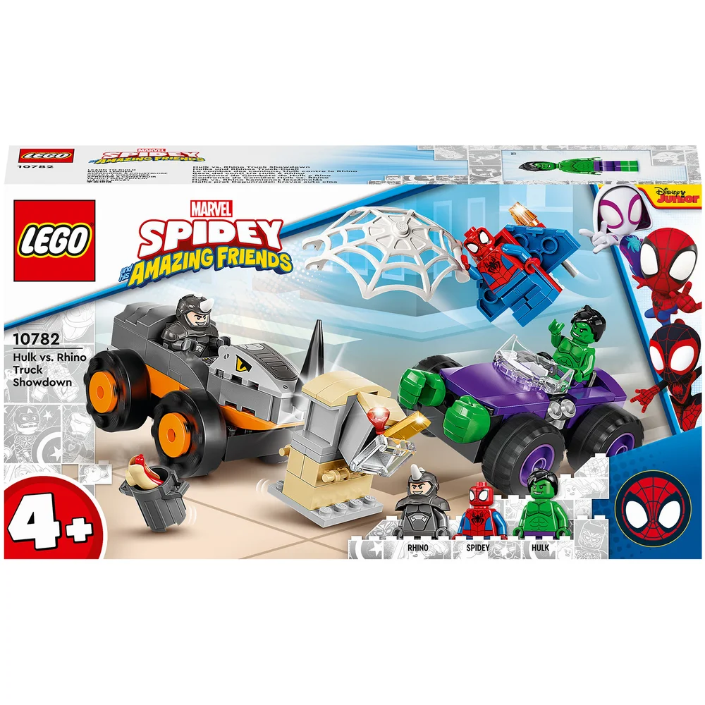 LEGO Marvel Hulk vs Rhino Monster Truck Showdown Set (10782) Bild 1