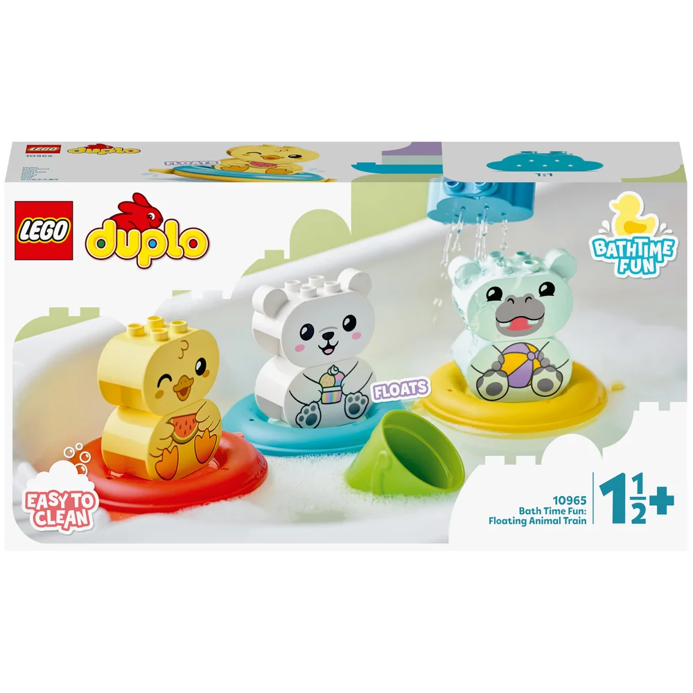 LEGO DUPLO Badewannenspaß: Schwimmender Tierzug, Badespielzeug (10965) Bild 1