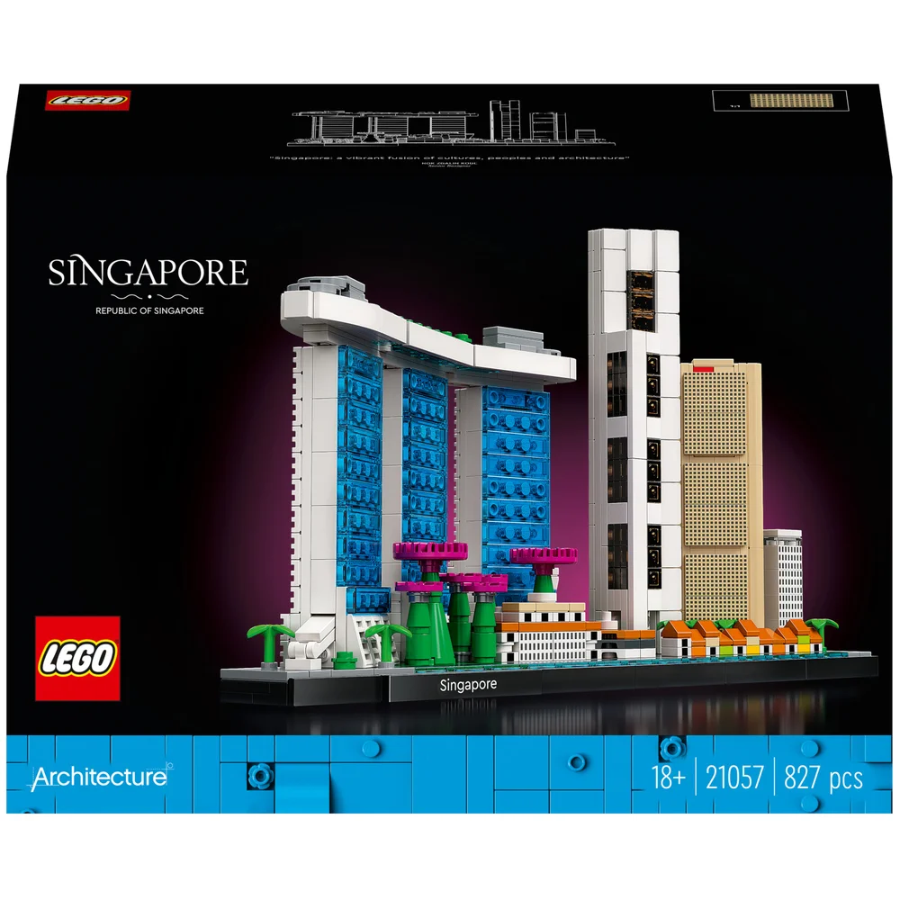 LEGO Architecture: Singapur Modellbausatz für Erwachsene, Home Deko (21057) Bild 1