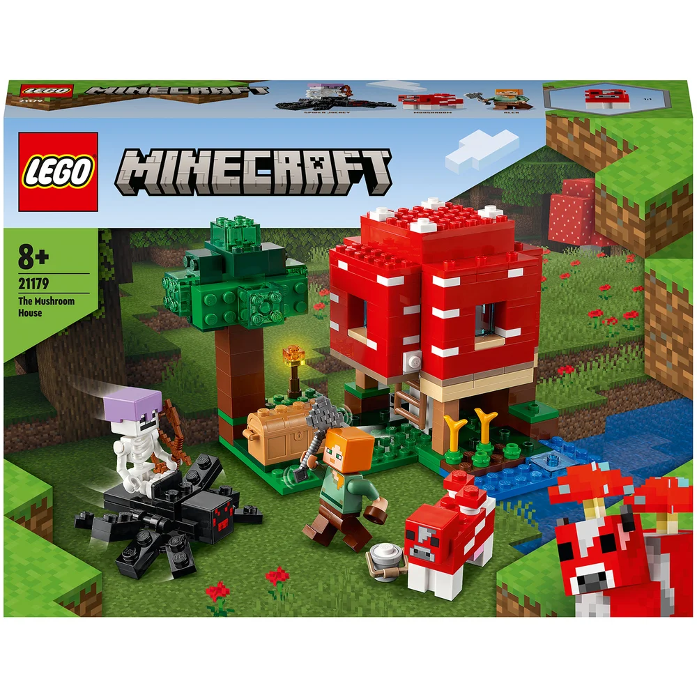 LEGO Minecraft: Das Pilzhaus, Spielzeug ab 8 Jahren (21179) Bild 1