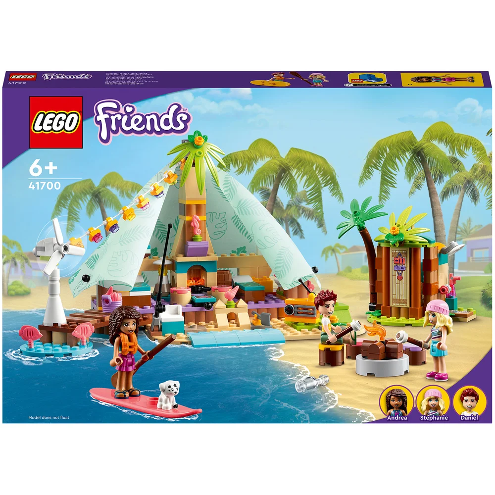 LEGO Friends: Beach Glamping Tent Camping Nature Set (41700) Bild 1