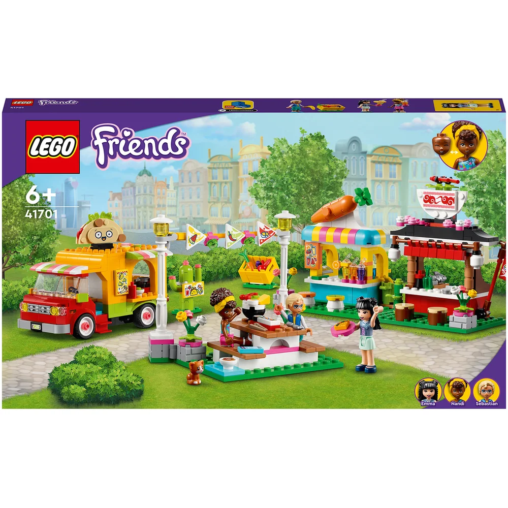 LEGO Friends: Street Food Market Juice Bar & Toy Truck (41701) Bild 1