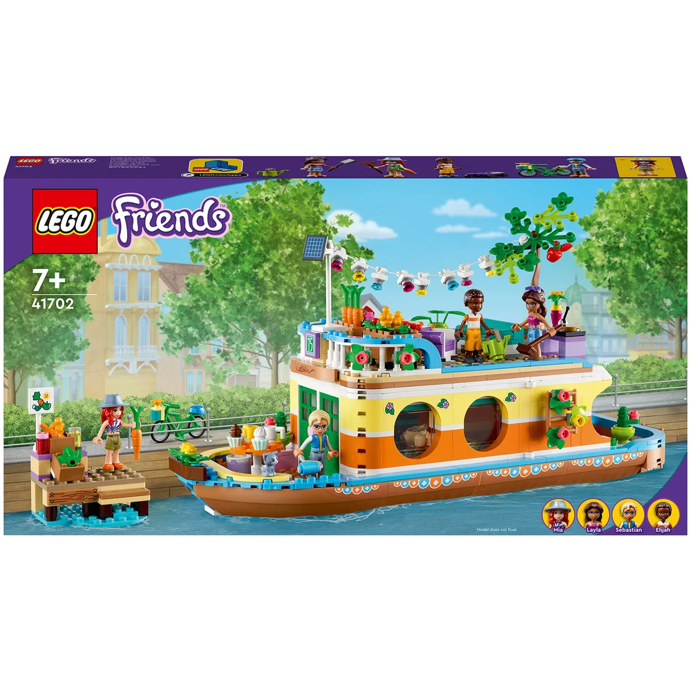 LEGO Friends: Canal Houseboat Mia's Toy Boat (41702) Bild 1