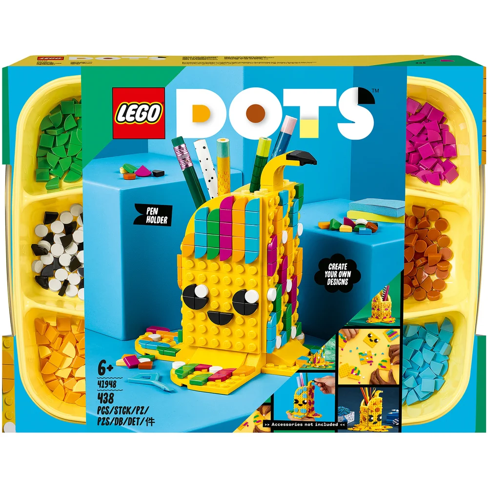 LEGO DOTS: Cute Banana Pen Holder Crafts Set for Kids (41948) Bild 1