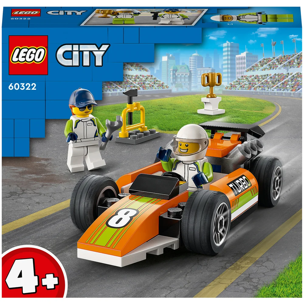 LEGO City: Great Vehicles Race Car Toy Building Set (60322) Bild 1