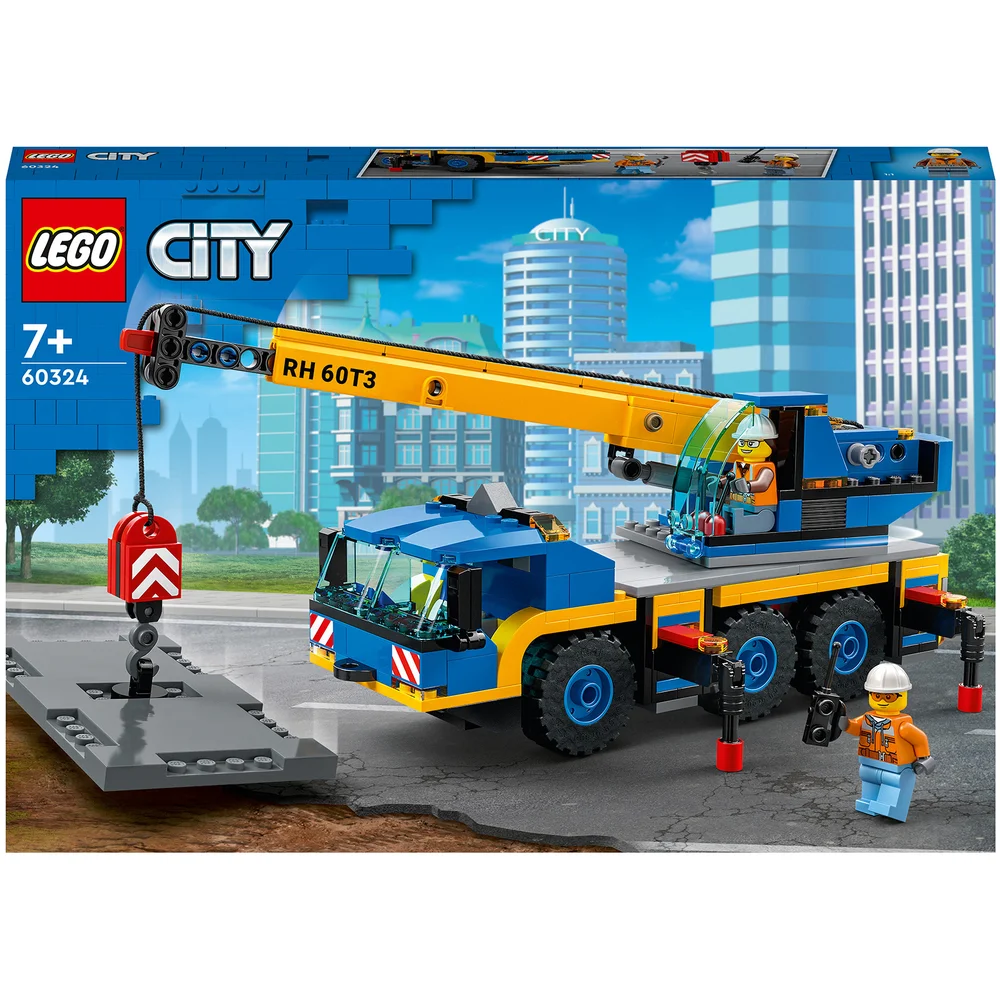 LEGO City: Geländekran, Spielzeug ab 7 Jahren, Baufahrzeug (60324) Bild 1