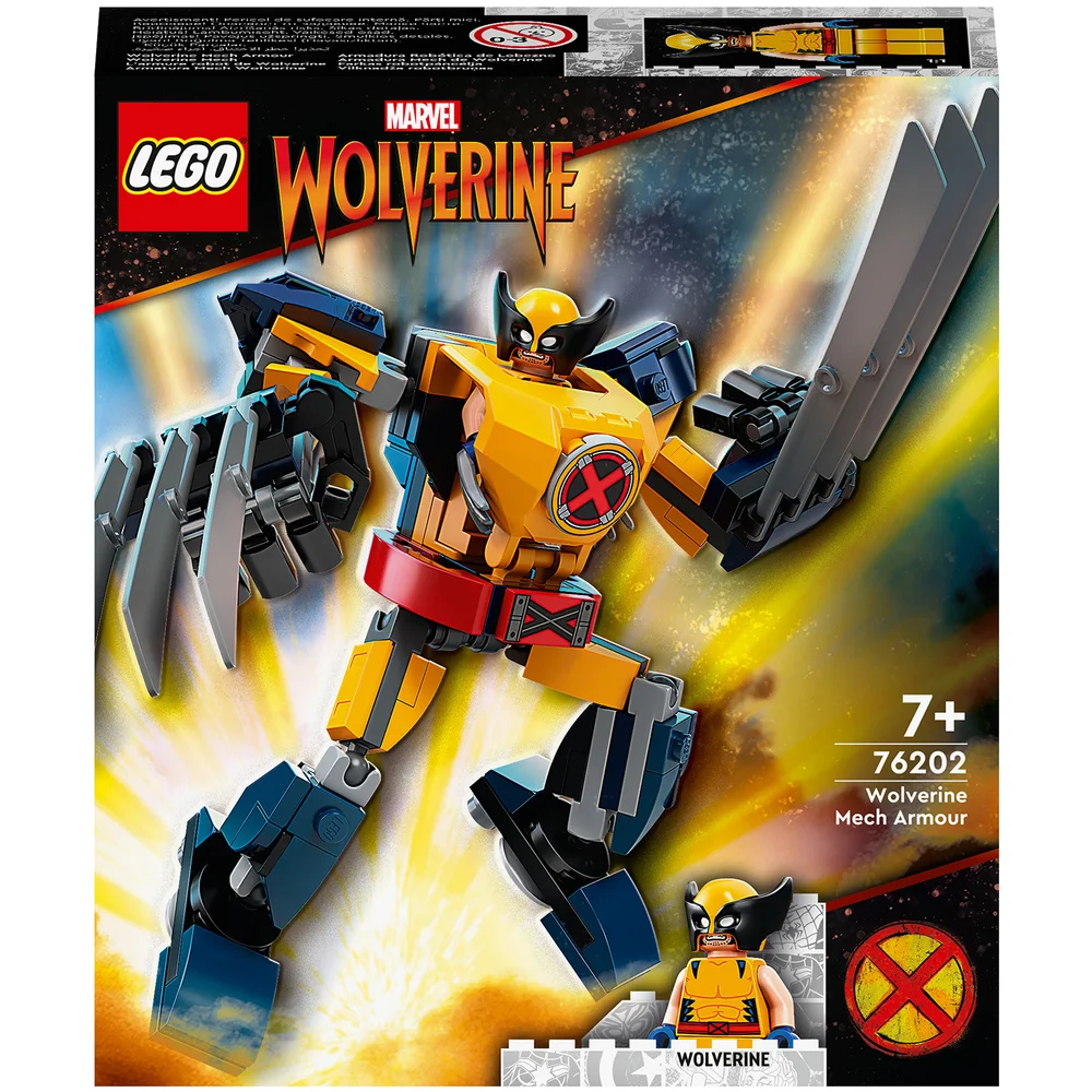 LEGO Marvel Wolverine Mech Armour Action Figure Set (76202) Bild 1