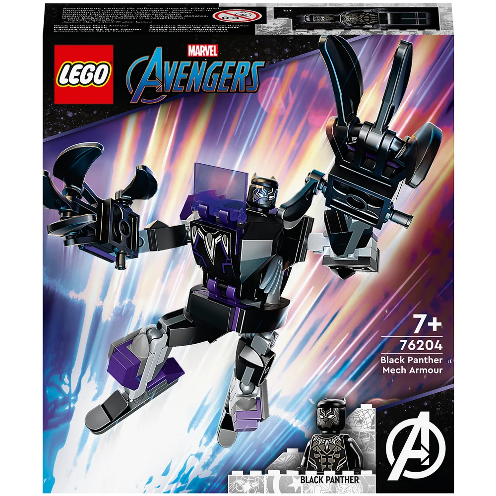 LEGO Marvel Black Panther Mech Armour Figure Set (76204) Bild 1